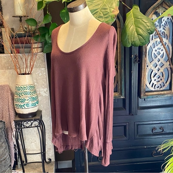 Free People Malibu Thermal - oversized soft comfy & textured - Picture 4 of 14